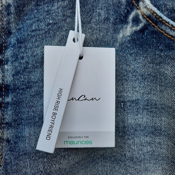 KanCan high rise boyfriend jeans size 24 NWT - Picture 3 of 7